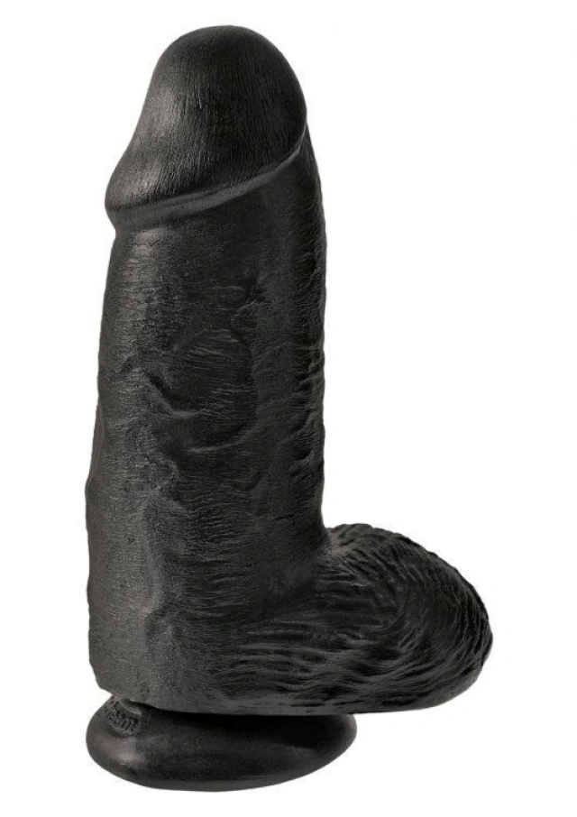 MEGA Grube Dildo Chubby na Przyssawce 26cm Czarny | 100% ORYGINAŁ| DYSKRETNA PRZESYŁKA