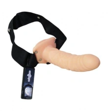 Realistyczny Strap On Pusty 20cm z Wibracjami Celisty 
