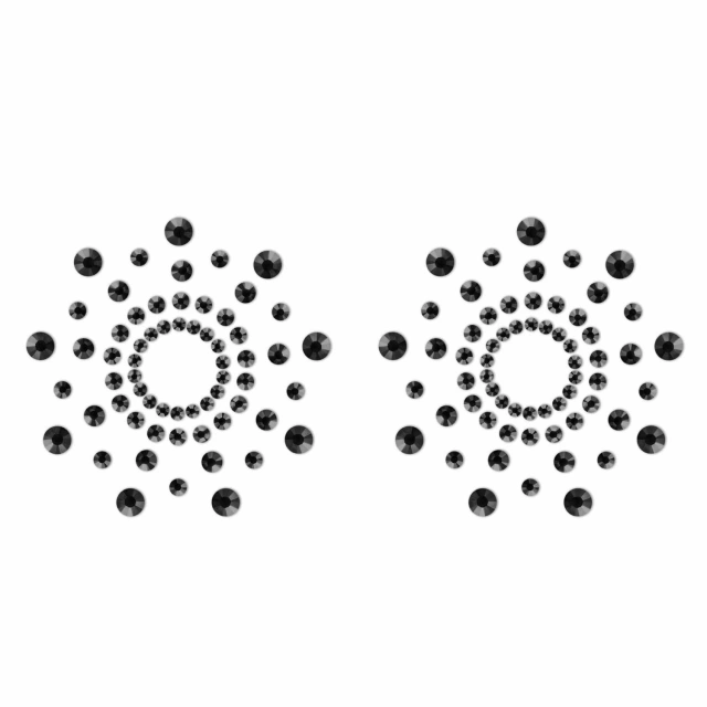 Naklejki Na Sutki Mimi Black Nipple Cover Bijoux Indiscrets 