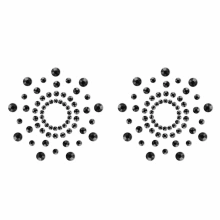 Naklejki Na Sutki Mimi Black Nipple Cover Bijoux Indiscrets 