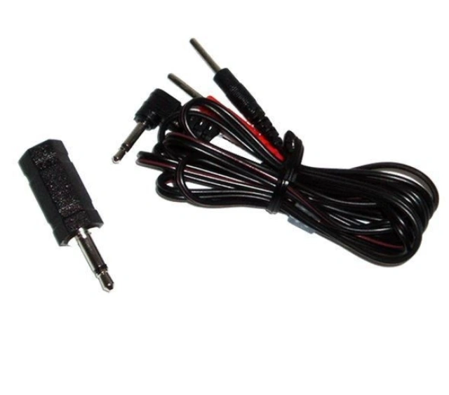 Dodatkowy Kabel Z Przejściówką Z 2.5/3.5Mm Jack Na 2Mm Pin Adapter Cable Kit- 3.5Mm/2.5Mm Jack ElectraStim | 100% ORYGINAŁ| DYSKRETNA PRZESYŁKA