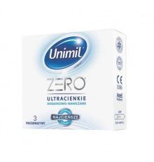 Prezerwatywy Unimil - Zero (1 op. / 3 szt.) 