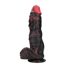 Infernal Demon - Silicone Dildo - Red/Black