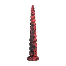 Infernal Tentacle Demon - Anal Snake - 14.8" / 37,5 cm - Red/Black