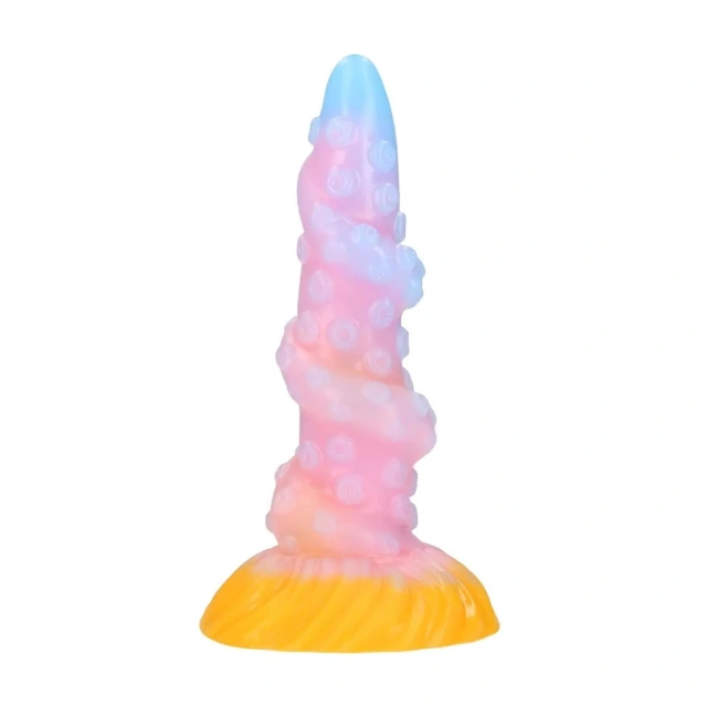 Rainbow Kraken - Silicone Butt Plug - Rainbow