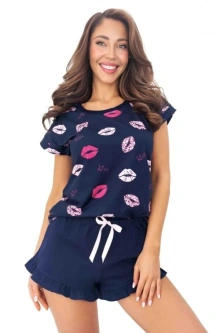Piżama Kiss Short Granatowa
