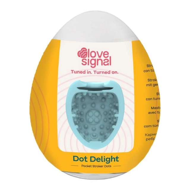 LOVE SIGNAL DOT DELIGHT POCKET STROKER