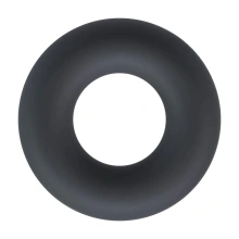 Solid Silicone Cockring - XS - Black