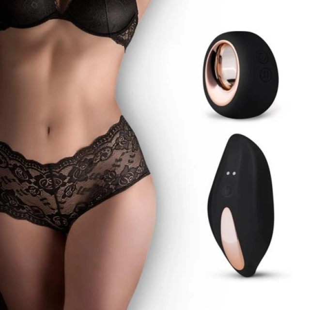Majteczki stymulujące orgazm - Vibrating BoyShort black