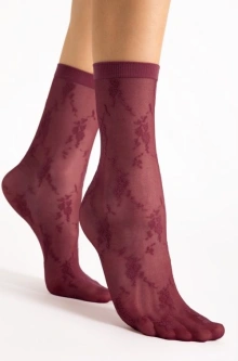 Skarpety Rosa 20 Burgundowe