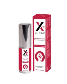 Stymulujący spray dla mężczyzn rozgrzewający do masażu i komfortu – X-Strong 15 ml