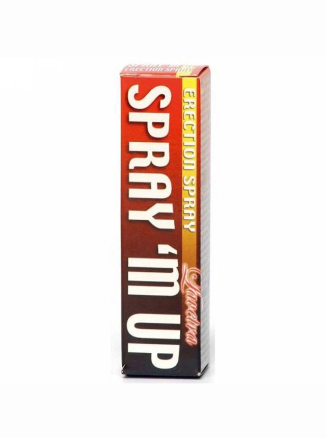Stymulujący spray dla mężczyzn rozgrzewający do masażu i komfortu – Spray M-Up Penis Power 15 ml