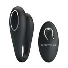 Wibrator dla Par - PRETTY LOVE - ALGERNON USB Black 12 function