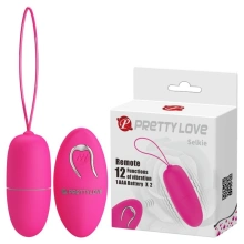 Wibrujące jajeczko z pilotem 12 trybów silikonowe wodoodporne dyskretne – Pretty Love Selkie Wireless Remote Control