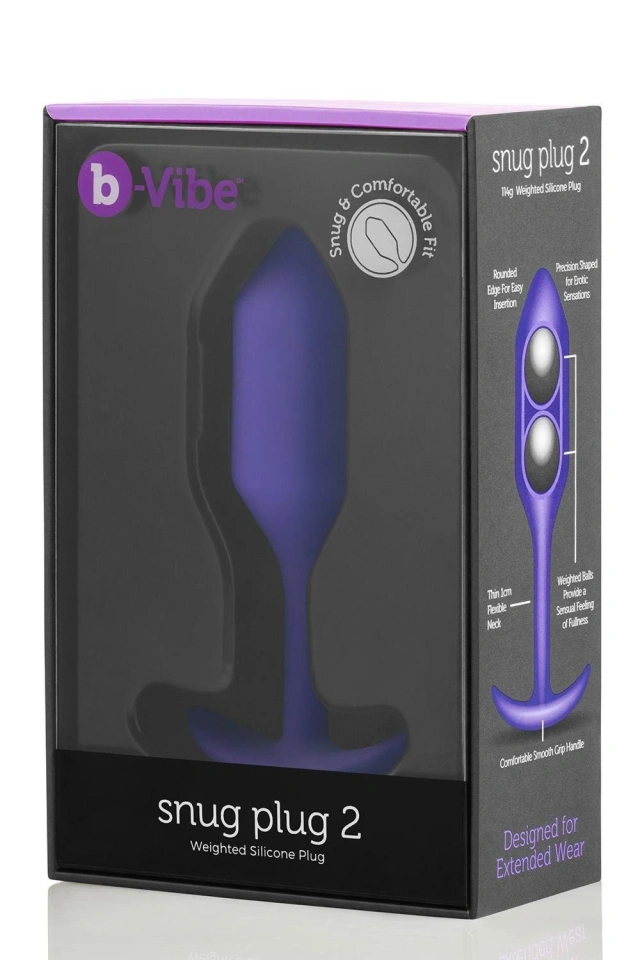 Korek analny Snug Plug 2 Purple b-Vibe