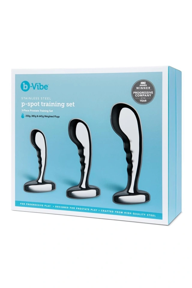 Zestaw treningowy Stainless Steel P Spot Training Set b-Vibe
