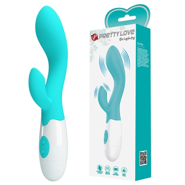 Wibrator Króliczek Brighty Light Blue Pretty Love Niebieski 