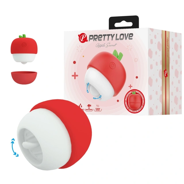 Stymulator Łechtaczki Silikon / ABS APPLE Secret Pretty Love Sterowany Zdalnie 