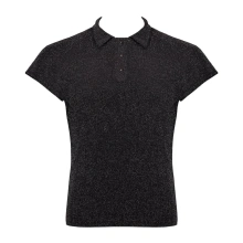 Koszulka Polo H082 Onyx Veil Polo L Noir Handmade 
