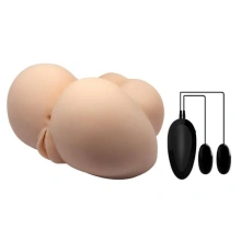 Sexy Pupcia Pochwa i Anal z Wibracjami + Pilot 