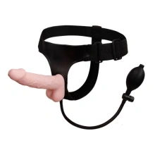 Pompowany Penis dla Niej Strap-On 17cm Cielisty 