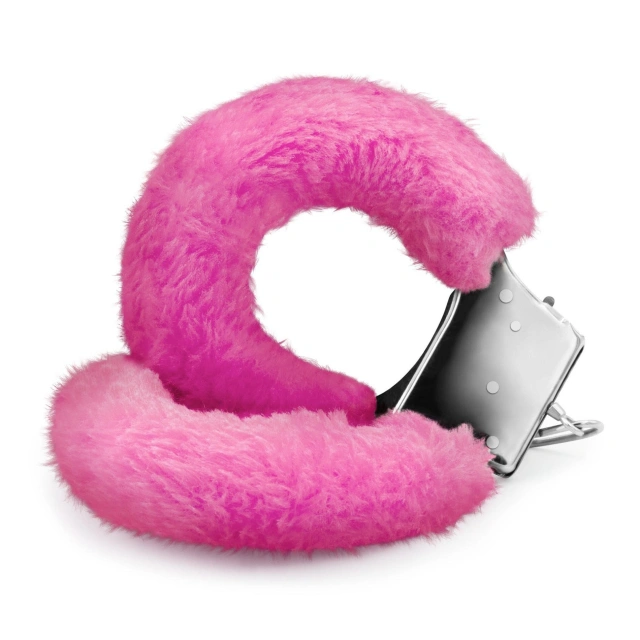 Kajdanki Bdsm Love Cuffs Furry Handcuffs Pink Crushious Różowy | 100% ORYGINAŁ| DYSKRETNA PRZESYŁKA