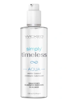Wodny Lubrykant Żel Wicked Simply Timeless z Aloesem i Kwasem Hialuronowym120ml 