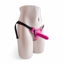 Strap On Real Safe Silikon 10cm Różowy 