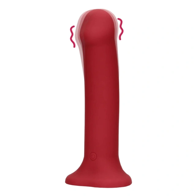 Wibrator Klasyczny Loveline Non-Phallic Duży Malinowy | 100% ORYGINAŁ| DYSKRETNA PRZESYŁKA