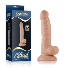 Dildo z Przyssawką Real Extreme Lovetoy 19,1 Cm Cielisty 