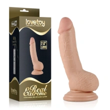 Dildo z Przyssawką Real Extreme Lovetoy 17,8 Cm Cielisty 
