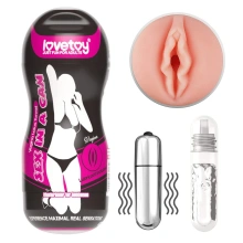 Wibrator Sex In A Can Vagina Lotus Tunnel Lovetoy Wibrujący