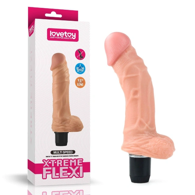 Realistyczny Wibrator Xtreme Flexi Lovetoy 23,5 Cm