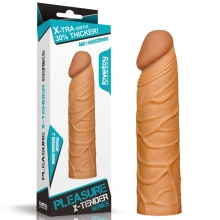 Nakładka na Penisa Add Pleasure X Tender Penis Brown Lovetoy 2,5 Cm 