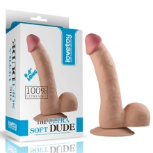Dildo z Przyssawką The Ultra Soft Dude Lovetoy 22,4 Cm 
