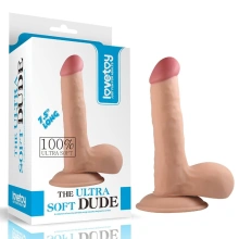 Dildo z Przyssawką The Ultra Soft Dude Lovetoy 19,1 Cm 