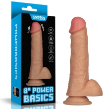 Realistyczny Wibrator Power Basics Cock Lovetoy Wibrujący 20,3 Cm