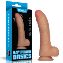 Realistyczny Wibrator Power Basics Cock Lovetoy Wibrujący 21,6 Cm