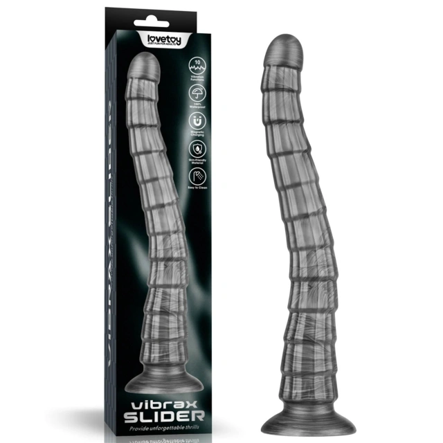 Korek Analny King Sized Vibrax Slider Lovetoy Wibrujący 36,8 Cm 