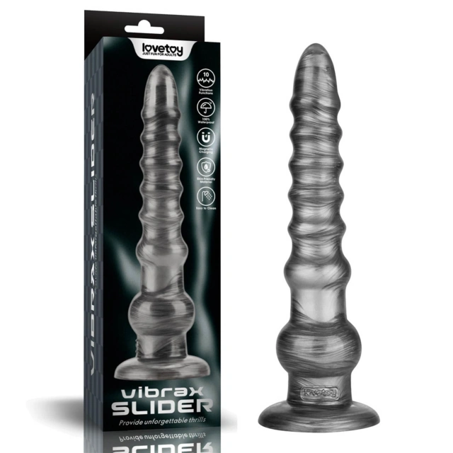 Wibrator Analny King Sized Vibrax Slider Lovetoy Wibrujący 31,8 Cm