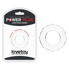 Pierścień Erekcyjny POWER PLUS Cockring Lovetoy Przezroczysty 
