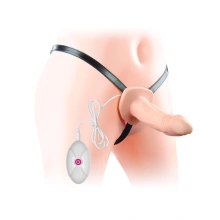 Proteza Penisa Unisex Hollow Strap On Lovetoy Wibrujący