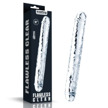 Dildo Flawless Double Lovetoy 30,5 Cm Przezroczysty 