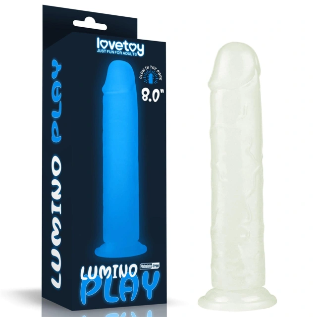 Dildo z Przyssawką Lumino Play Lovetoy 20,3 Cm 