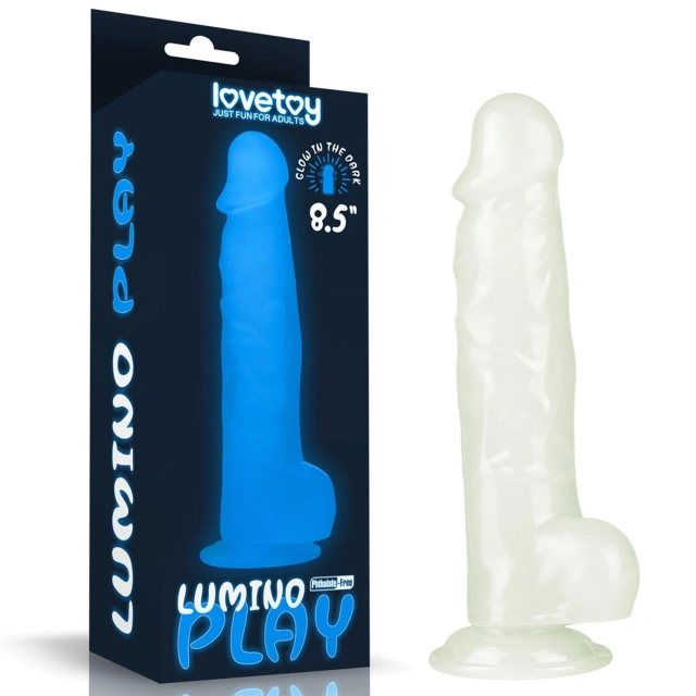 Dildo z Przyssawką Lumino Play Lovetoy 21,6 Cm 