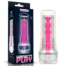Masturbator Lumino Play - Glow Lovetoy 21,6 Cm Różowy 