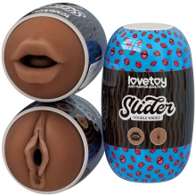 Masturbator Slider Double-ended Mouth And Vagina Lovetoy 
