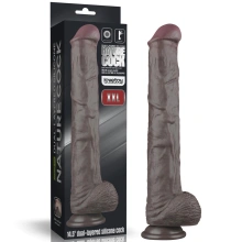 Dildo z Przyssawką Silikonowy Dual Layered Bendable Silicone Cock 