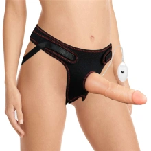 Proteza Penisa Easy Strapon Set Lovetoy Wibrujący 19,1 Cm