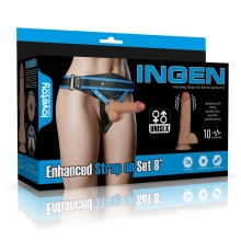 Proteza Penisa Enhanced Strap On Set Xs/s/m Lovetoy Wibrujący 20,3 Cm